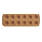 KitchenCraft Idilica Cork Egg Holder, 30 x 10cm │IDEGG
