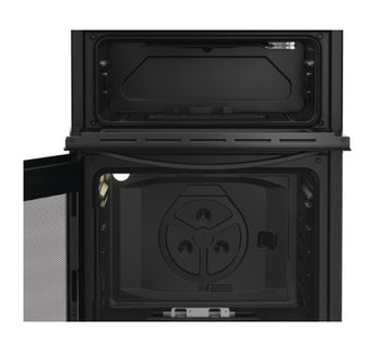 Indesit 60cm Freestanding Gas Cooker - Black | IDG6GB