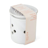 KitchenCraft Idilica Stoneware Garlic Storage with Grater Lid, Cream │IDGARLIC