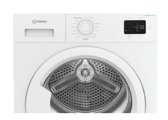Indesit 9kg Heat Pump Dryer - White | IDHE90WIRE