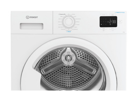 Indesit 9kg Heat Pump Tumble Dryer White | IDHE90WIRE