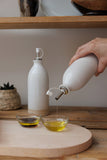 KitchenCraft Idilica Oil and Vinegar Bottles, Set of 2, Cream, 450ml │IDOILVIN