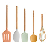 KitchenCraft Idilica Silicone Tool Set, Set of 5 │IDTOOL5PC