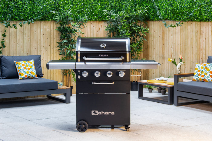 Sahara A450 Performer 4 Burner Gas BBQ│A450PIR-BK