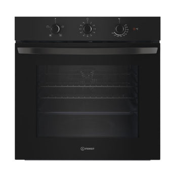Indesit 66L Single Oven - Black | IO233BUK