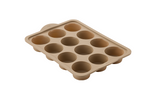 Judge Silicone 12 Cup Muffin Tin - Hazelnut | JSB3H