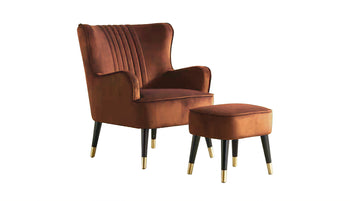 Jude Accent Chair Copper | JUD-321-CP