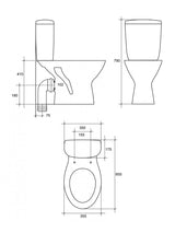 Senator II Eco Close Coupled WC-Standard Seat | K100-171