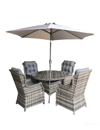 Kaia 4 Seater Dining Set | KAIA4S26NC