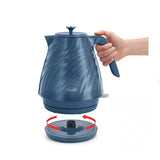 DeLonghi Ballerina Seta 1.7L Kettle - Silk Blue | KBDS3001.BL