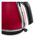 DeLonghi Icona Micalite Red Metallic 1.7L Kettle - Red | KBOM3001R
