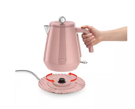DeLonghi Eclettica 1.7 Rapid Boil Kettle - Pink | KBY3001.PK