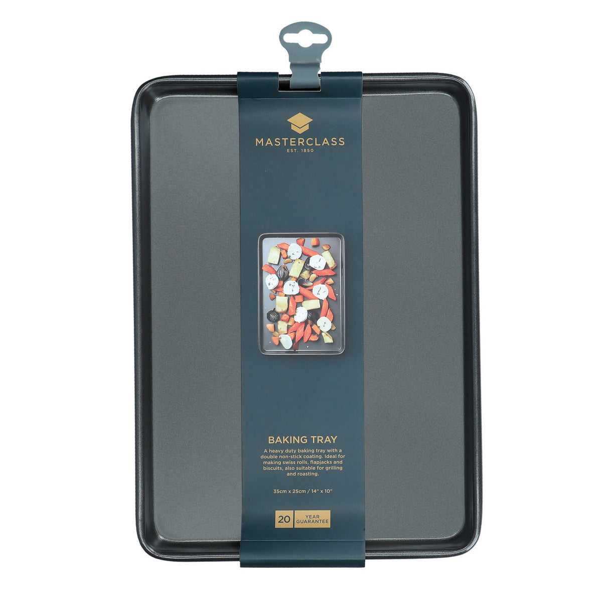 MasterClass Non-Stick Baking Tray, 35cm x 25cm | KCMCHB23