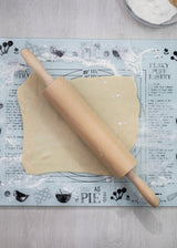 KitchenCraft Beech Wood Revolving 44cm Rolling Pin | KCREVPIN