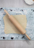 KitchenCraft Beech Wood Revolving 44cm Rolling Pin | KCREVPIN