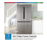 Bosch Series4 French Door American Fridge Freezer - Stainless Steel | KFN96VPEAG