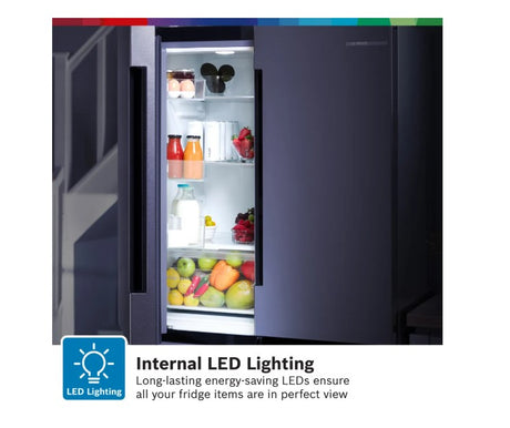 Bosch Series4 French Door American Fridge Freezer - Stainless Steel | KFN96VPEAG