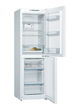 Bosch Series 2 Freestanding Fridge Freezer - White | KGN34NWEAG
