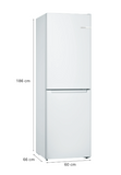 Bosch Series 2 Freestanding Fridge Freezer - White | KGN34NWEAG