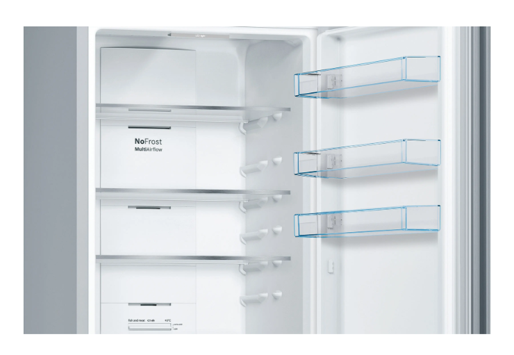 Bosch Series 4 Freestanding Fridge Freezer - Stainless Steel | KGN392LEBG