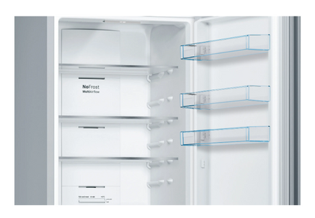 Bosch Series 4 Freestanding Fridge Freezer - Stainless Steel | KGN392LEBG