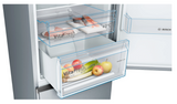 Bosch Series 4 Freestanding Fridge Freezer - Stainless Steel | KGN392LEBG
