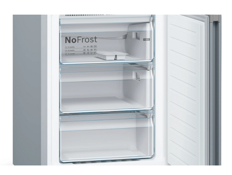 Bosch Series 4 Freestanding Fridge Freezer - Stainless Steel | KGN392LEBG