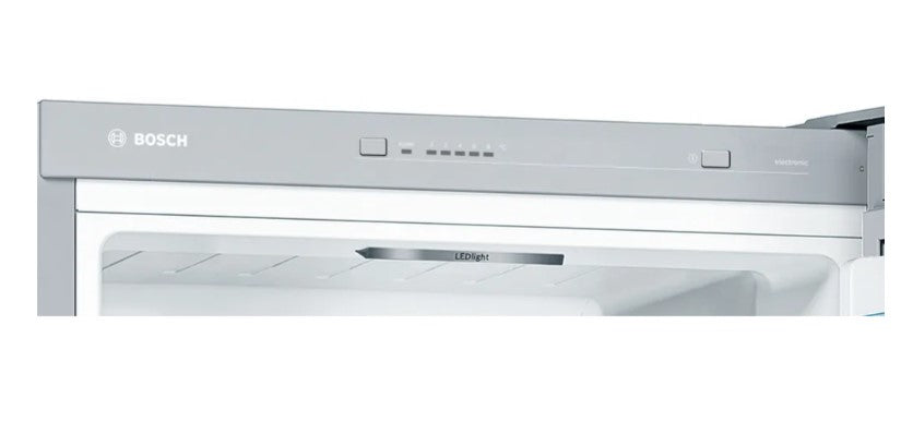 Bosch Series 4 Freestanding Fridge Freezer - Silver | KGV33VLEAG