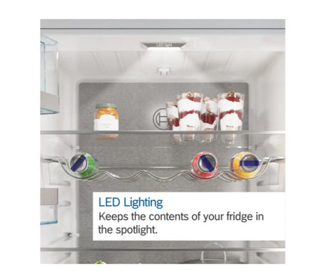 Bosch Series 4 Freestanding Fridge Freezer - Silver | KGV33VLEAG