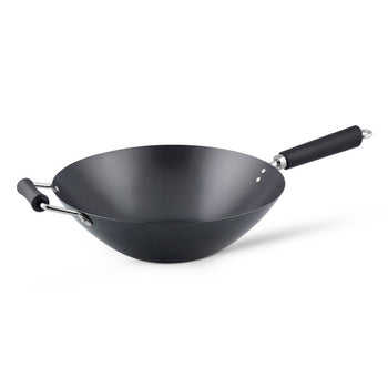Ken Hom Excellence Carbon Steel Non-stick Wok 35cm / 13¾" | KH435001