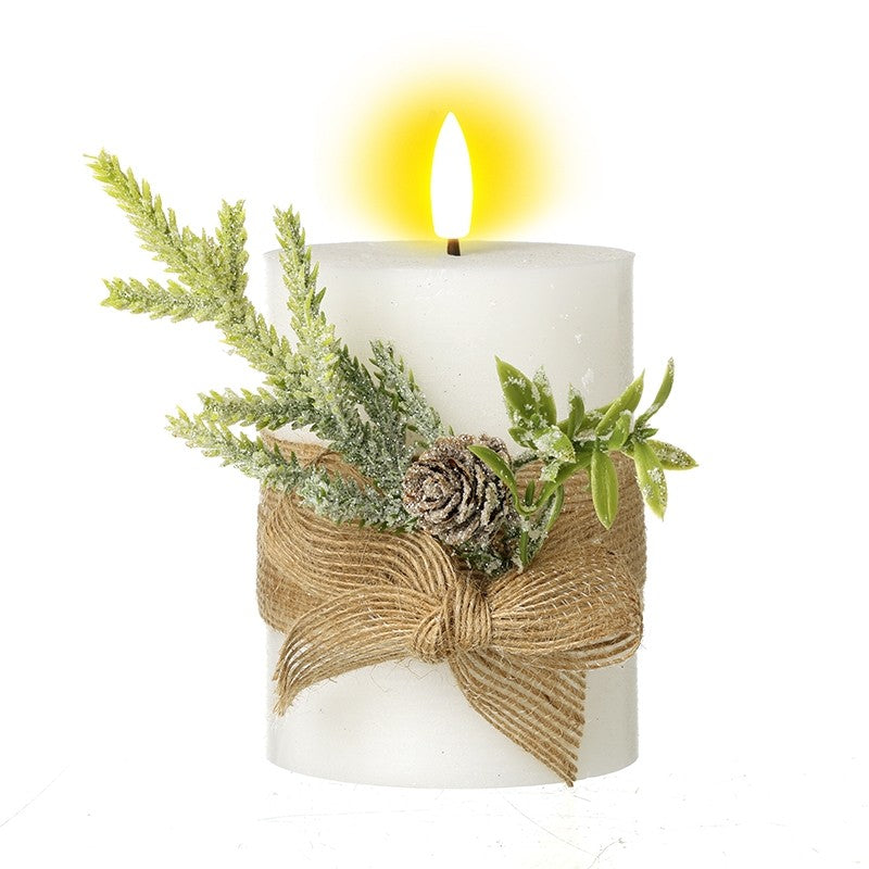Heaven Sends White Decorative Led Candle | KHG020AA