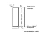 Bosch Series 6 Integrated Larder Fridge  | KIR81ADD0G