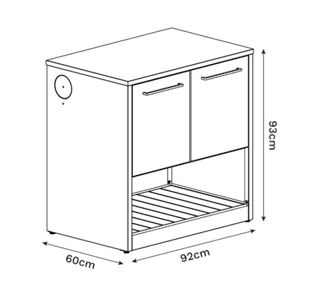 Sahara Kitchen Island Unit | KISLU