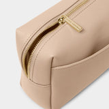 Katie Loxton Secret Message Soft Tan Wash Bag | KLB2678