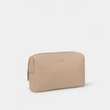 Katie Loxton Secret Message Soft Tan Makeup Bag | KLB2682