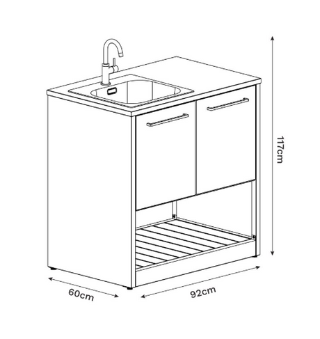 Sahara Kitchen Sink Unit | KSU