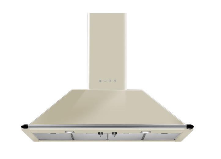Smeg 110cm Victoria Chimney Hood - Cream | KT110PE