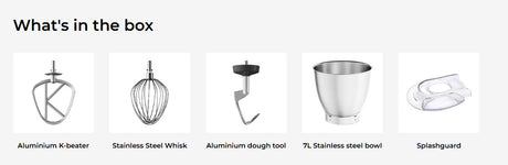 Kenwood Titanium Chef Baker XL 7L 1200W Mixer - White │ KVL65.001WH