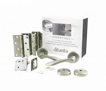 Aran Satin Nickle Handle Box Set | LHH021