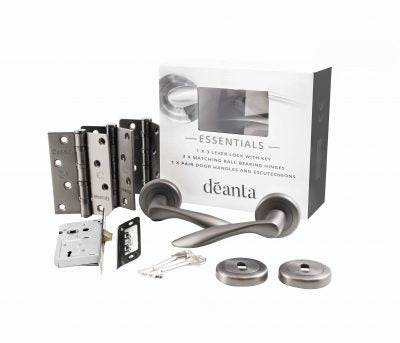 Aran Black Graphite Bathroom Box Set | LHH026