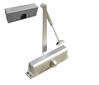 Deanta Door Closer with Cover - Satin Aluminium |  LHH605