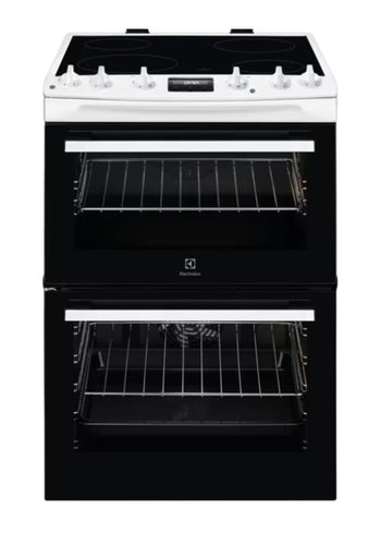 Electrolux 60cm Freestanding Electric Cooker - White | LKR655200W