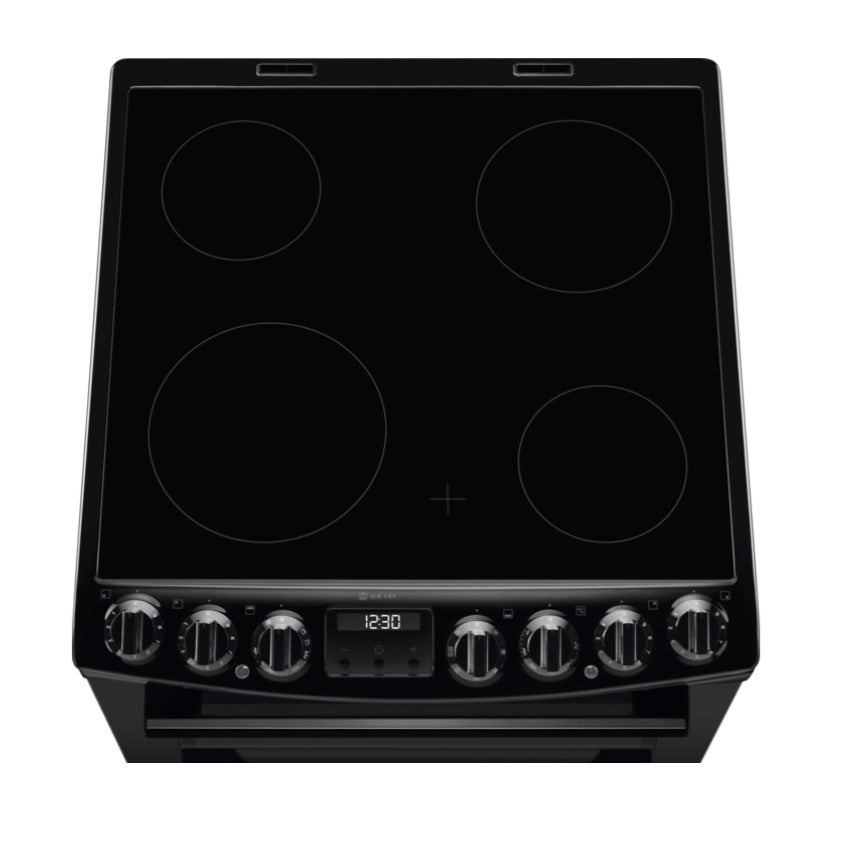Electrolux 60cm Freestanding Electric Cooker AirFry - Black | LKR655210K