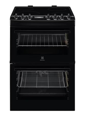 Electrolux 60cm Freestanding Electric Cooker AirFry - Black | LKR655210K