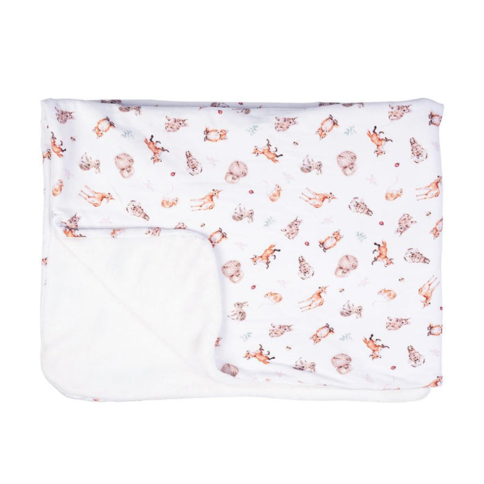 Wrendale Little Forest Woodland Animal Baby Blanket | LTW-BB001