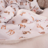 Wrendale Little Forest Woodland Animal Baby Blanket | LTW-BB001