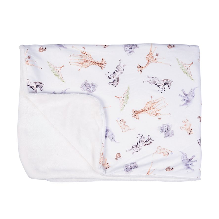 Wrendale Little Savannah African Animal Baby Blanket | LTW-BB003