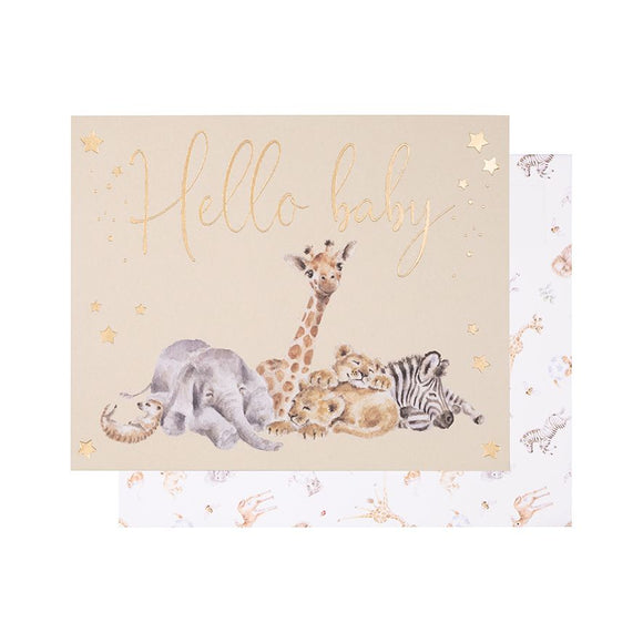 Wrendale Little Savannah African Animal Card | LTW-OC002