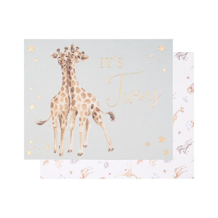 Wrendale Double The Joy Giraffe Card | LTW-OC004