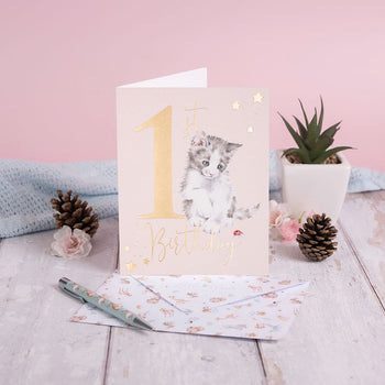 Wrendale A Purrrfect Day Cat Card | LTW-OC008